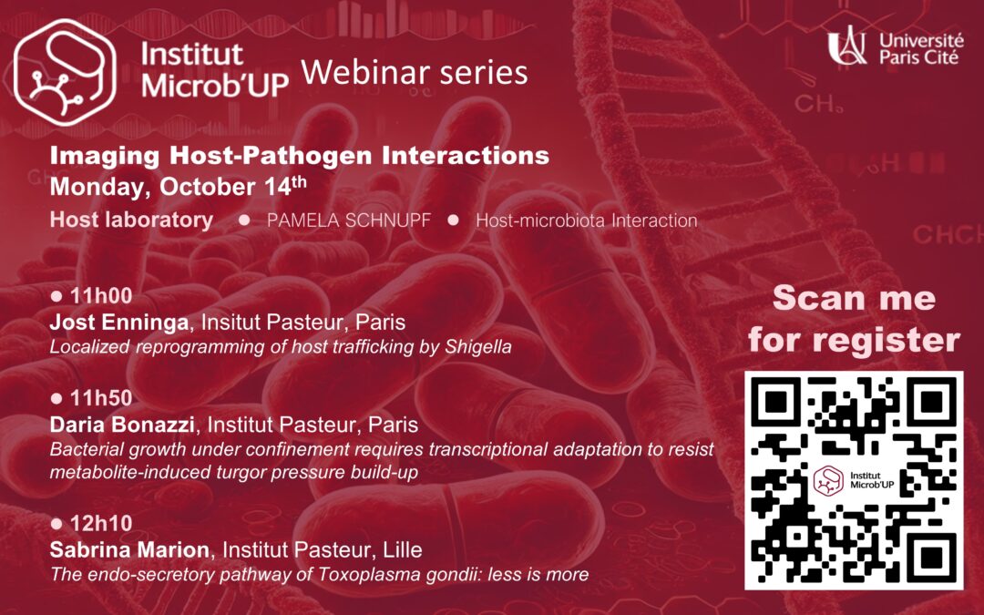 MICROB’UP Webinar Series : Imaging Host-Pathogen Interaction – 14 October 2024