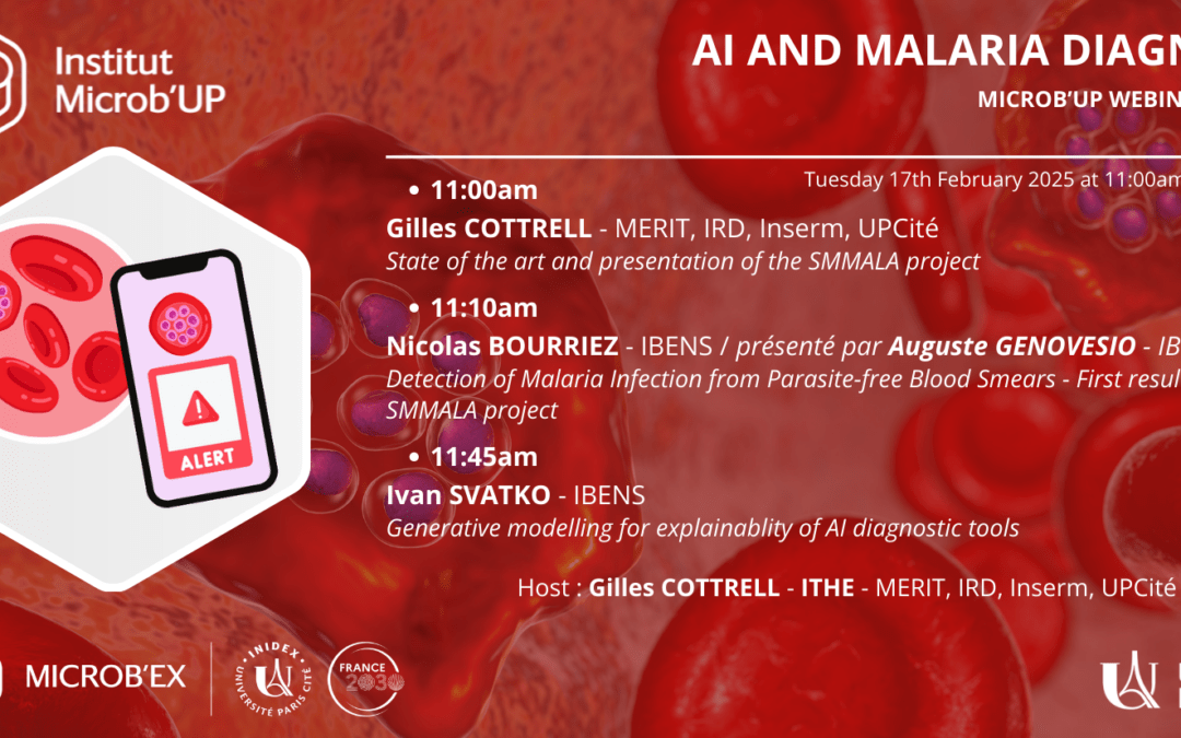MICROB’UP Webinar series : AI and Malaria Diagnosis